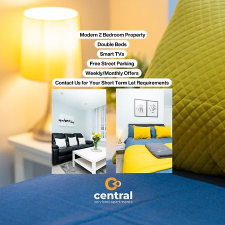 Central Serviced Apartments - 2 Bedroom - Ground Floor - Monthly & Weekly Bookings Welcome - Free Street Parking - 2 Double Beds - Wifi - Smart Tvs In Rooms - Fully Equipped - Heating 24-7 - Contractor & Short Stay Favourite Dundee Bagian luar foto