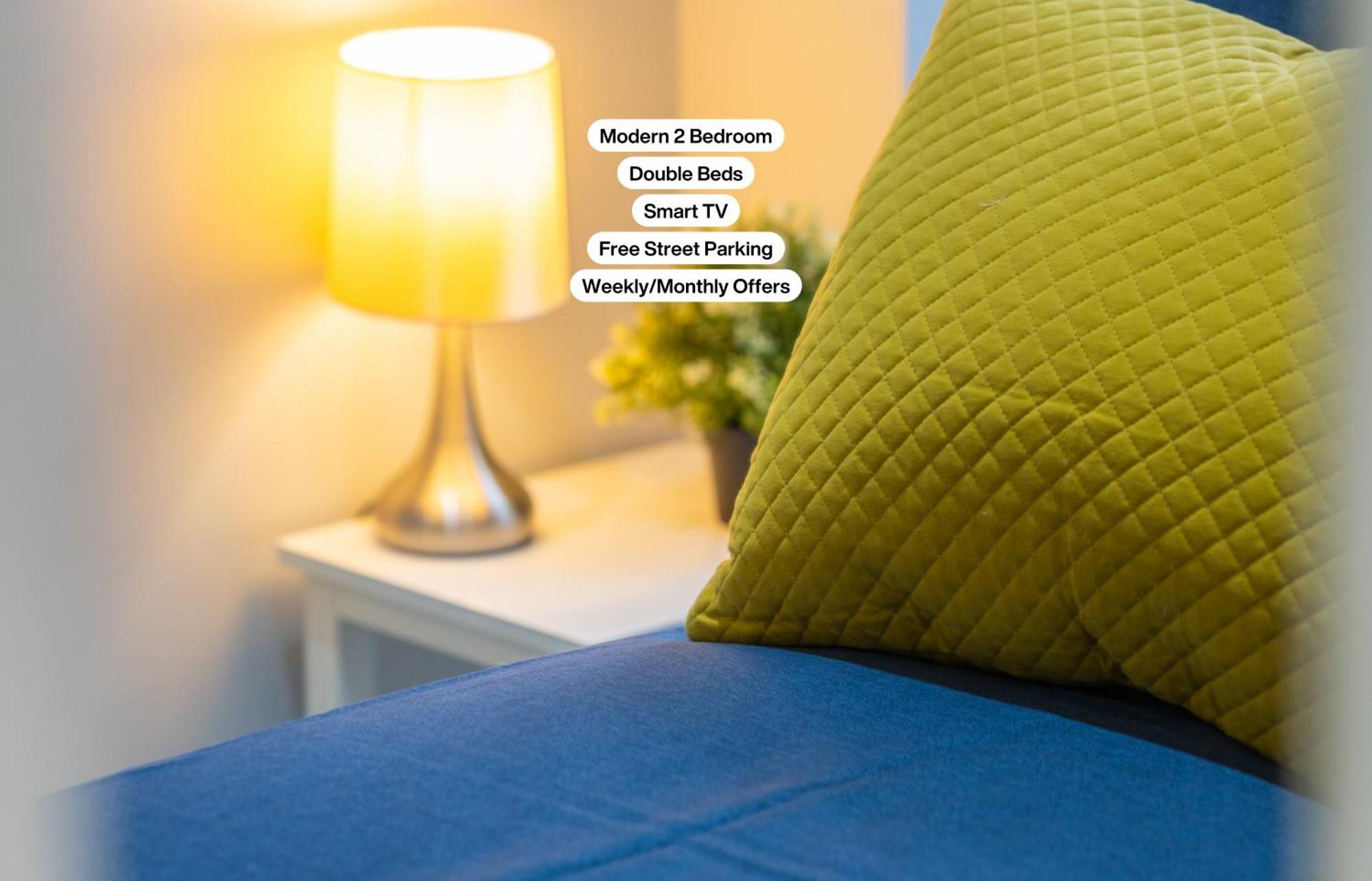 Central Serviced Apartments - 2 Bedroom - Ground Floor - Monthly & Weekly Bookings Welcome - Free Street Parking - 2 Double Beds - Wifi - Smart Tvs In Rooms - Fully Equipped - Heating 24-7 - Contractor & Short Stay Favourite Dundee Bagian luar foto